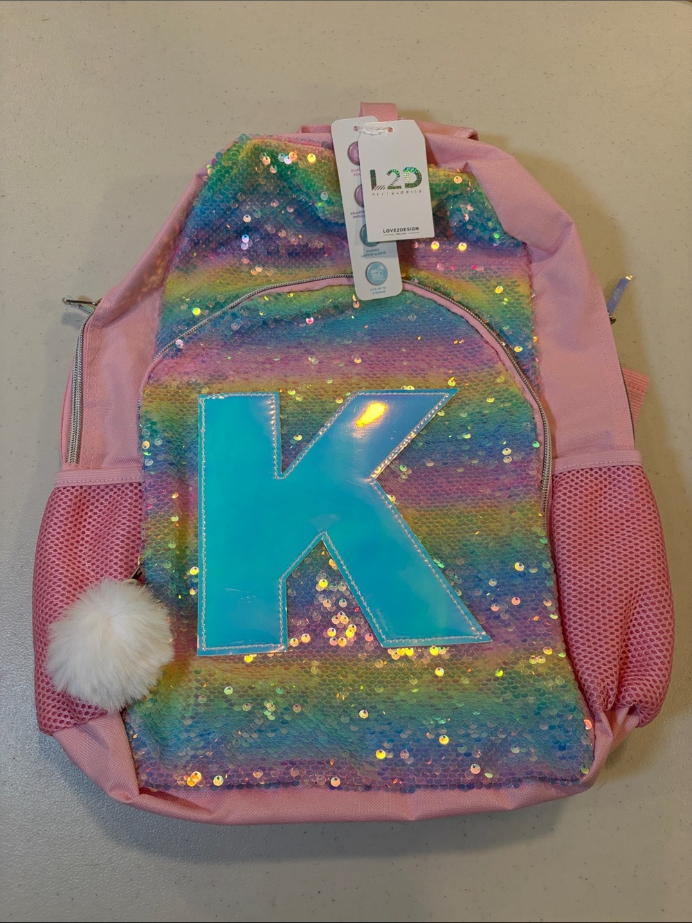 NWT K Initial Backpack